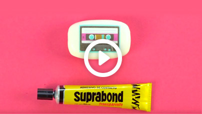 Jabón con decoupage