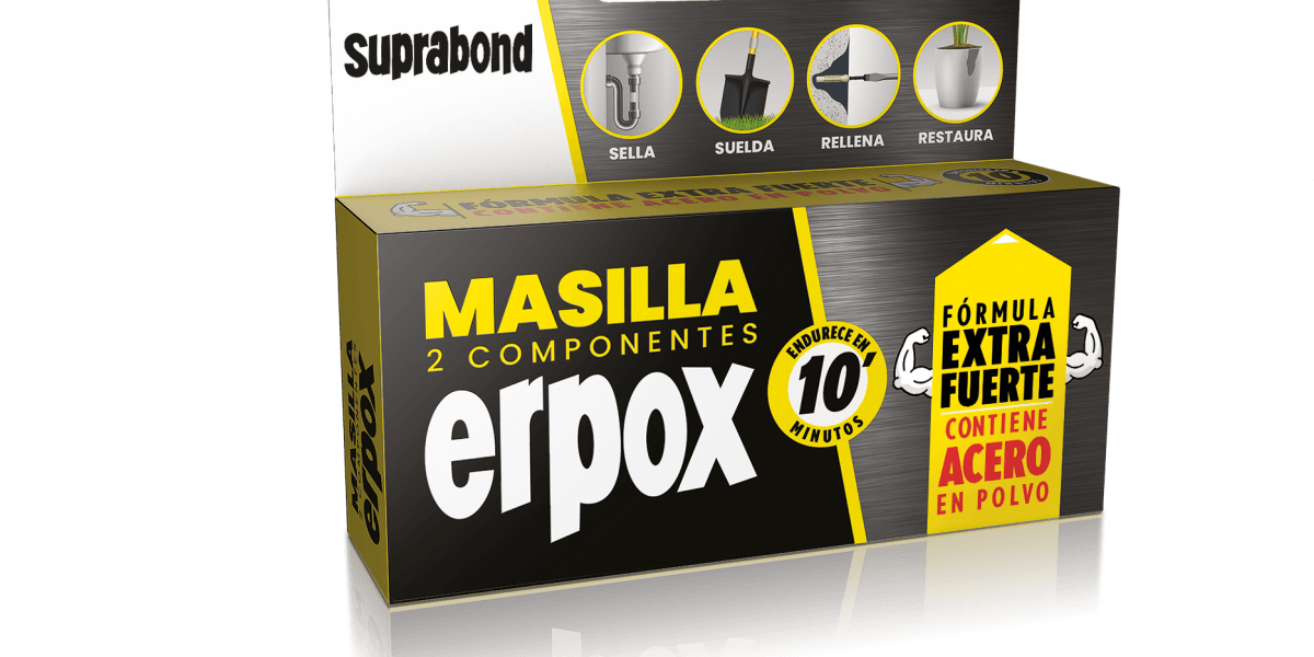 Masilla EPOXI 75 g 2 componentes, universal lujogas