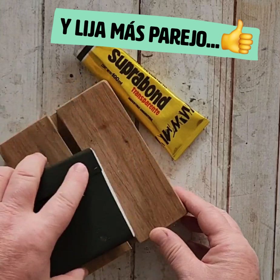 A seguir pegando y decorando con Suprabond Transparente