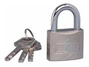 Candado reforzado de acero niquelado - 40 mm