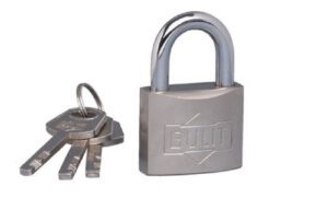 Candado reforzado de acero niquelado - 60 mm