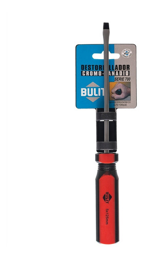 Destornillador plano 5x125 - cromo vanadio - serie 700