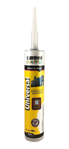 Sellador de silicona universal - negra 280 ml