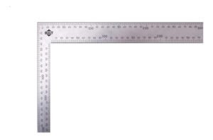 Escuadra de acero inoxidable de 30 cm