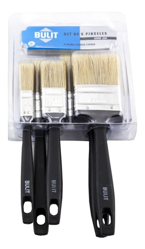 Set de 5 pinceles serie 200