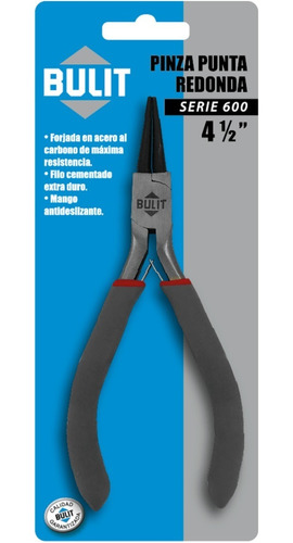 Pinza de precisión de punta redonda serie 600 - 4 1/2"