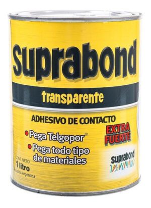 Adhesivo Suprabond transparente - Lata 1 lt