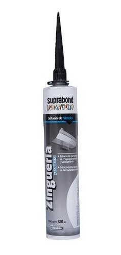 Sellador de metales zinguería y canaletas - cartucho 300 ml