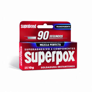 Superpox superadhesivo transparente 90 segundos - estuche 10 gr
