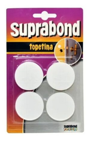 Topetina circular - blanca - espesor 5 mm