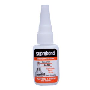 Cianoacrilato - plasticos y gomas A40